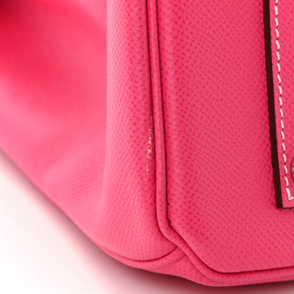 Hermes Epsom Candy Birkin 35 Rose Tyrien Rubis 14 of 14