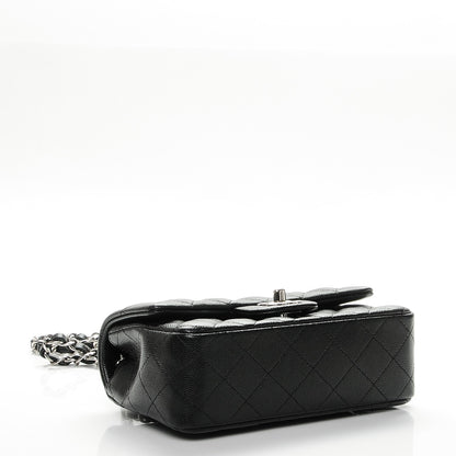 Chanel Caviar Quilted Mini Rectangular Flap Black 4 of 7
