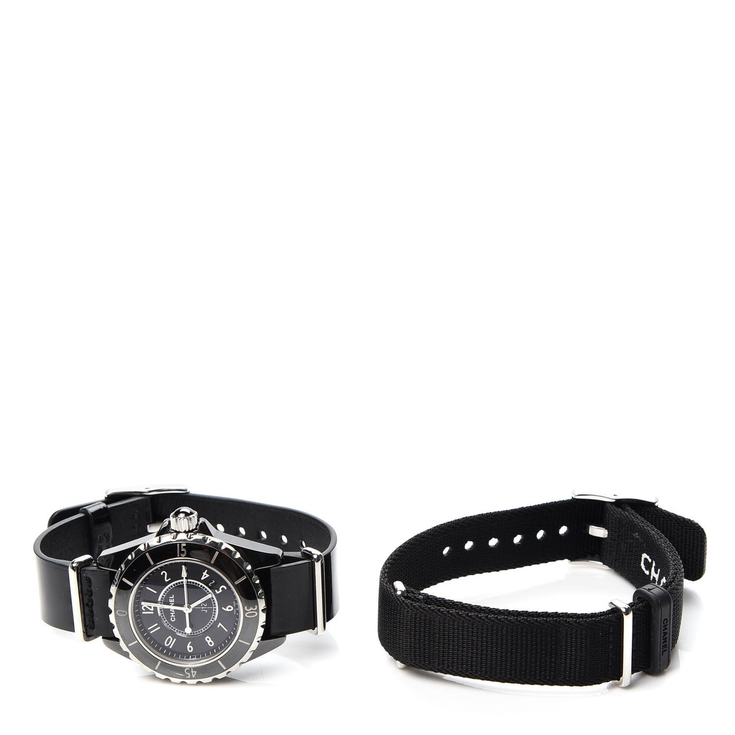 Stainless Steel Ceramic 33mm J12 Quartz Watch Black
