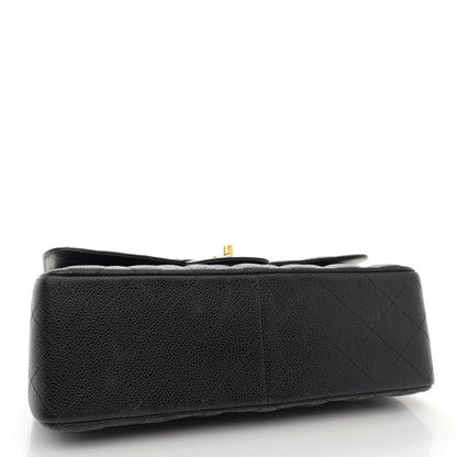 Chanel Caviar Quilted Jumbo Double Flap Black 4 of 12