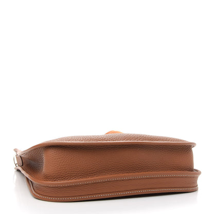 Hermes Taurillon Clemence Evelyne III PM Gold 4 of 9