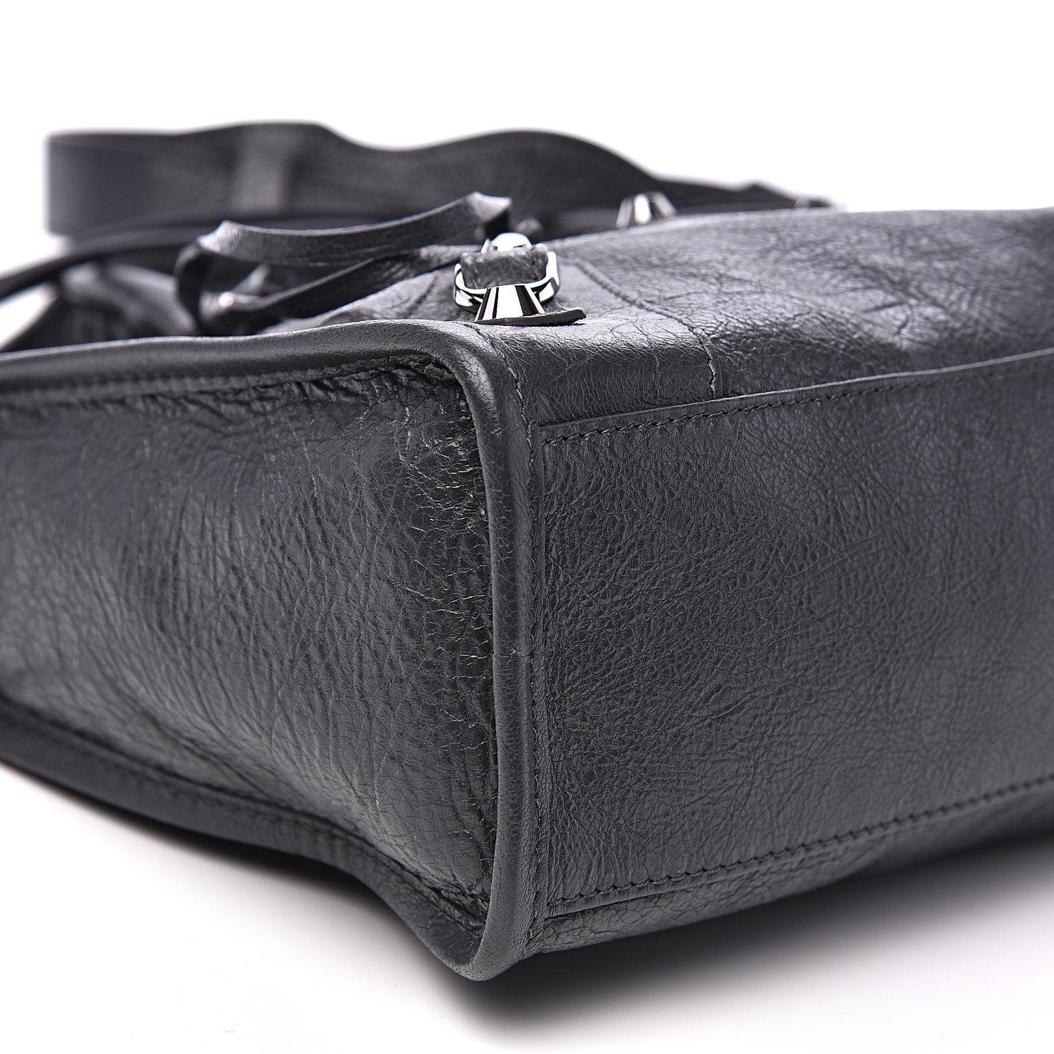 Balenciaga Agneau Classic Silver Hardware S City Gris Fossile 7 of 8