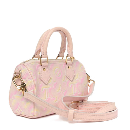 Louis Vuitton Empreinte Monogram Summer Stardust Nano Speedy Pink 3 of 10
