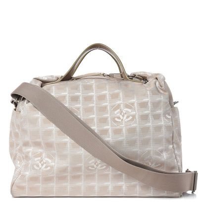 Chanel Nylon Small Travel Duffle Beige 1 of 26