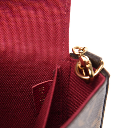 Louis Vuitton Monogram Pochette Felicie Chain Wallet Fuchsia 7 of 10