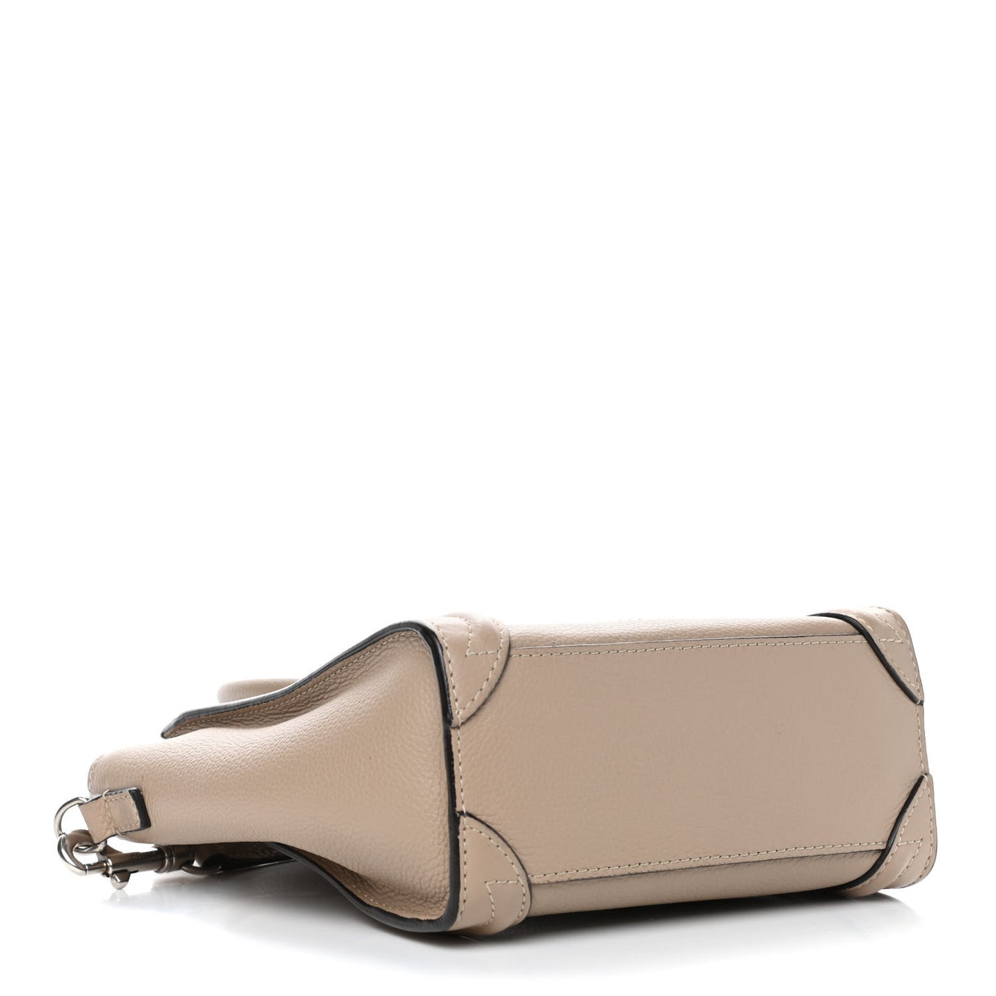 Drummed Calfskin Nano Luggage Dune