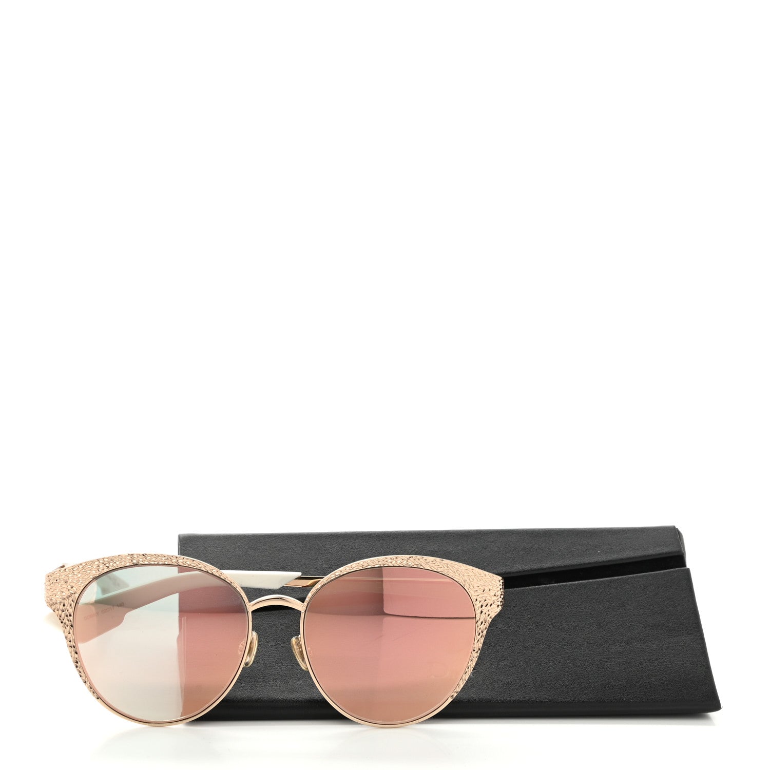 Christian Dior Metal DiorUnique Limited Edition Sunglasses Gold Pink 9 of 9