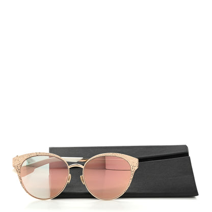 Christian Dior Metal DiorUnique Limited Edition Sunglasses Gold Pink 9 of 9