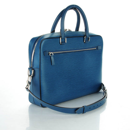 Louis Vuitton Epi Porte Document Business Briefcase Blue Celeste 3 of 7
