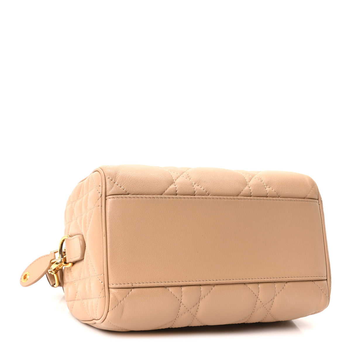 Christian Dior Calfskin Macrocannage Groove 20 Bag Biscuit 4 of 11