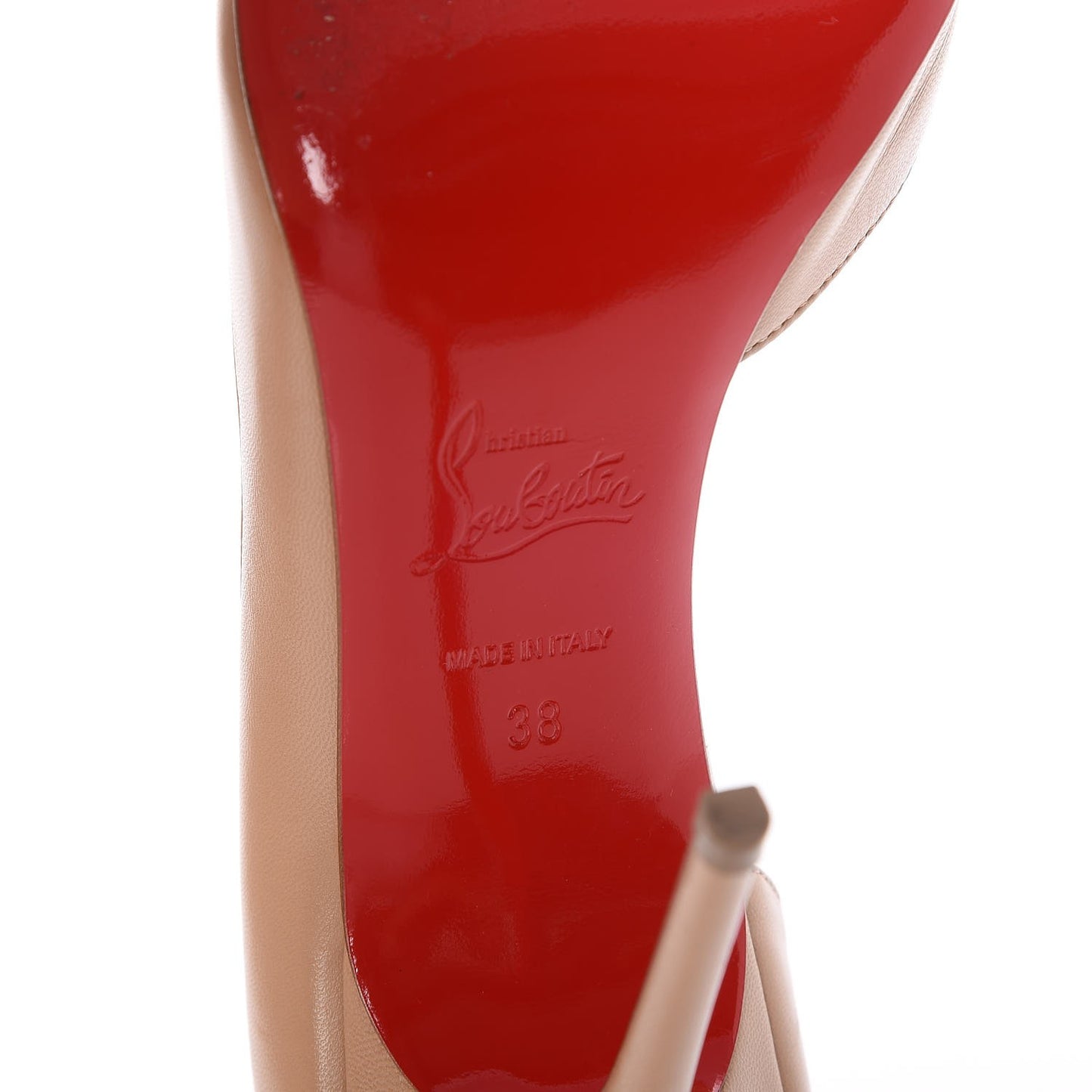 Shiny Nappa Iriza 100 Pumps 38 Nude