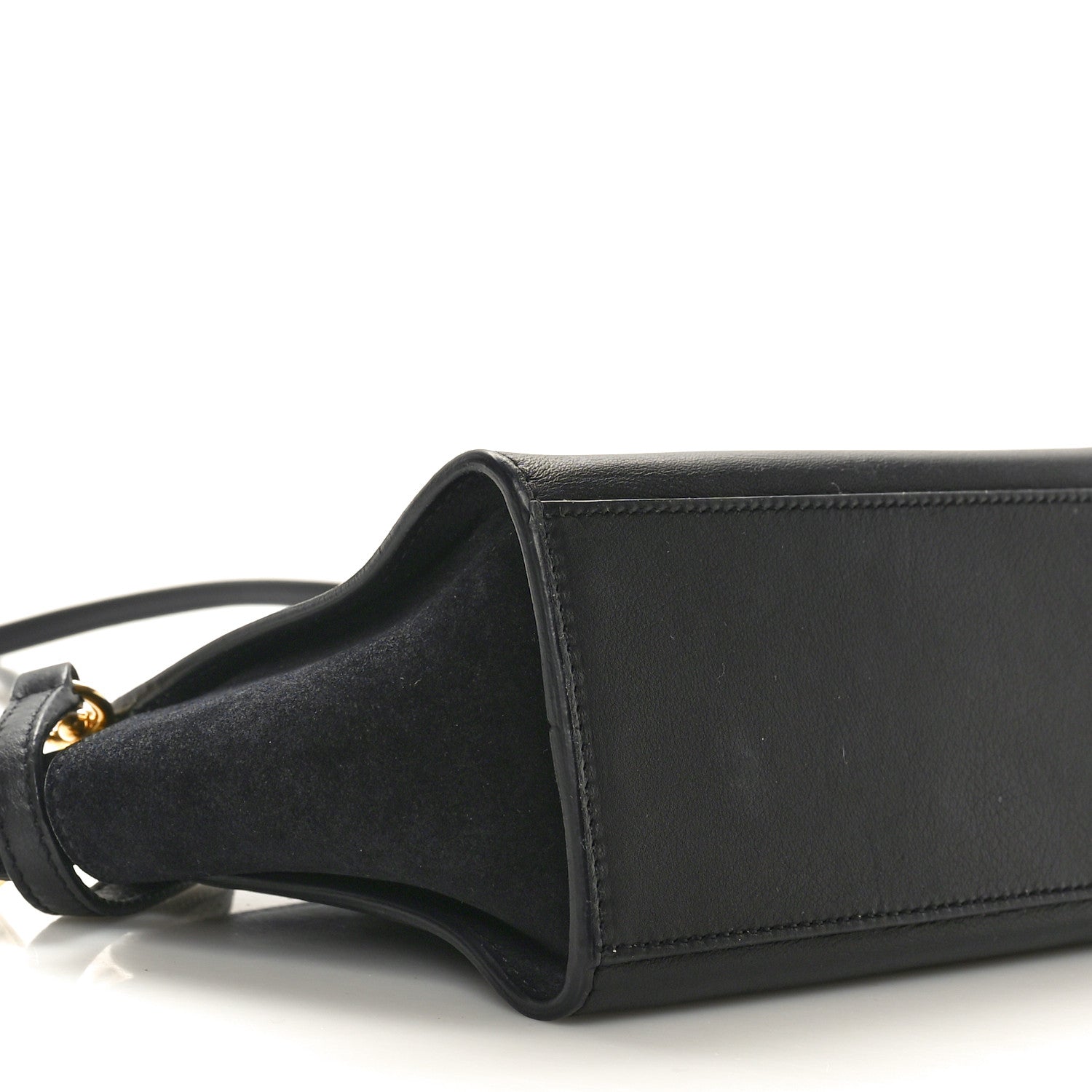 Saint Laurent Calfskin Monogram Toy Cabas Black 8 of 10