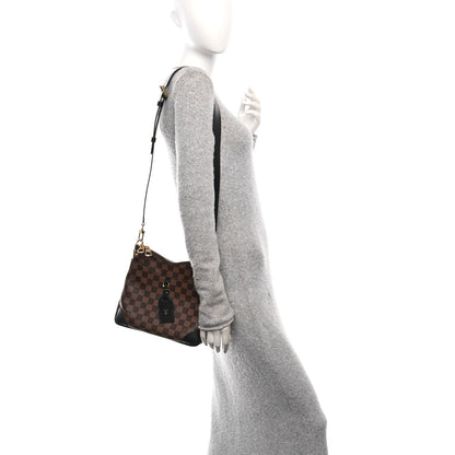 Louis Vuitton Damier Ebene Odeon PM Black 2 of 12