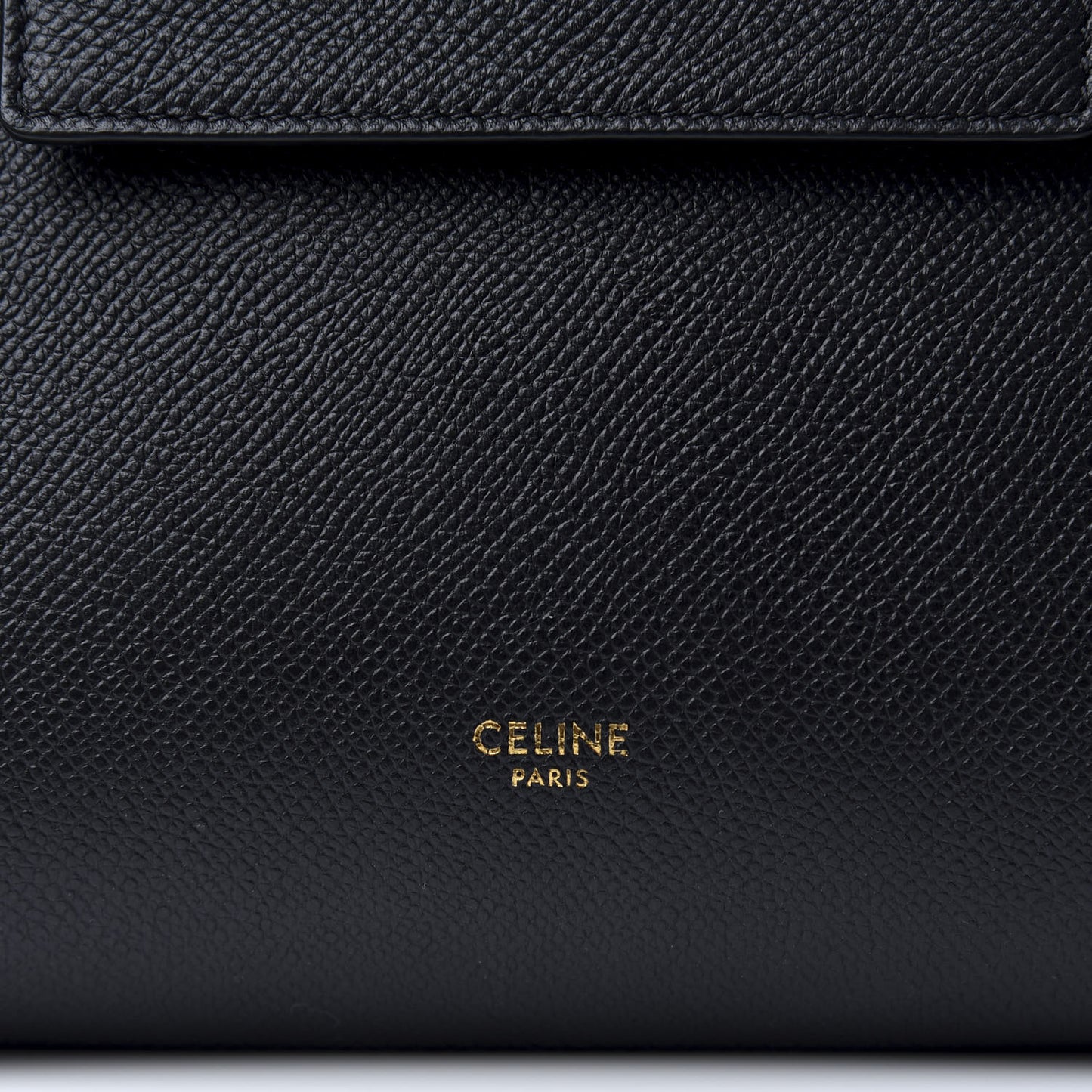 Grained Calfskin Nano Belt Bag Black