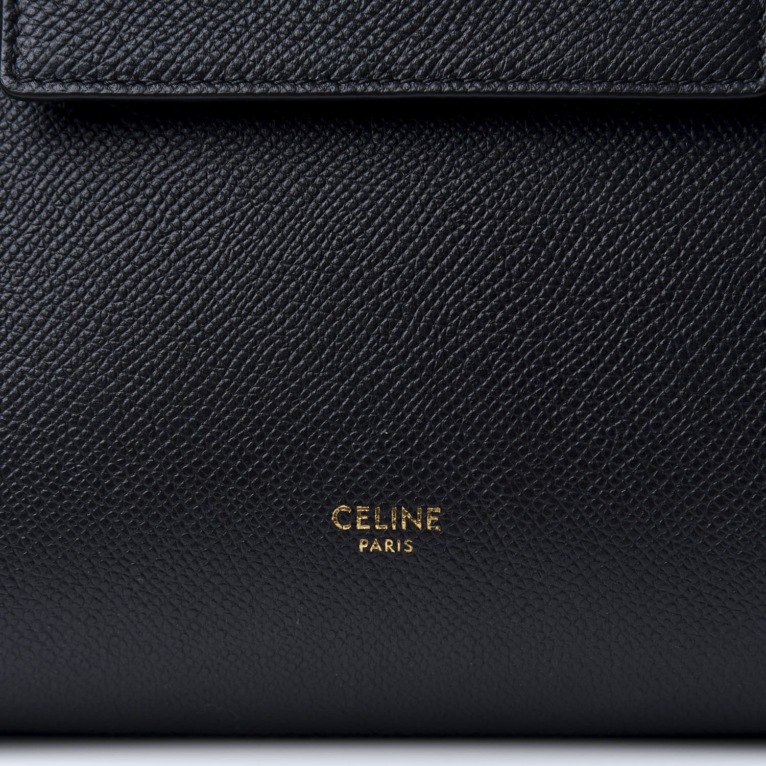 Celine Grained Calfskin Nano Belt Bag Black 12 of 12