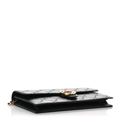 Gucci Guccissima Icon Chain Wallet Black 4 of 10