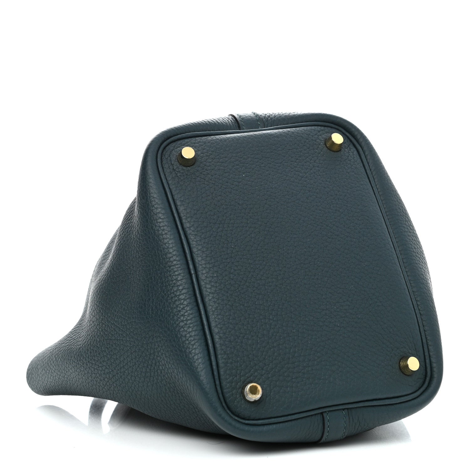 Hermes Taurillon Clemence Picotin Lock 18 PM Vert Cypress 4 of 10