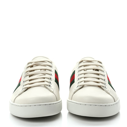 Gucci X FREYA HARTAS Calfskin Miro Soft Web Mythical Creature Embroidered Mens Ace Sneakers 6 New Mystic White 2 of 10