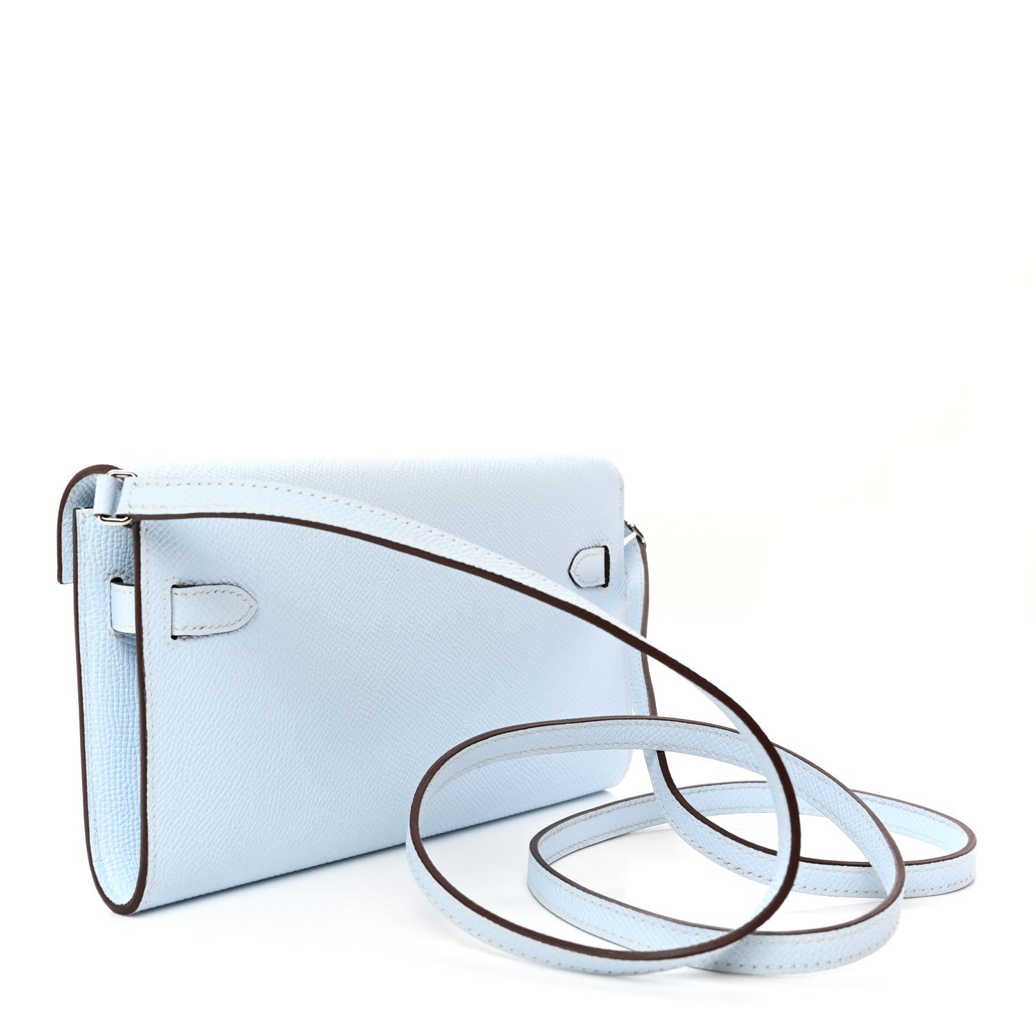 Hermes Epsom Kelly Wallet To Go Bleu Brume 3 of 10