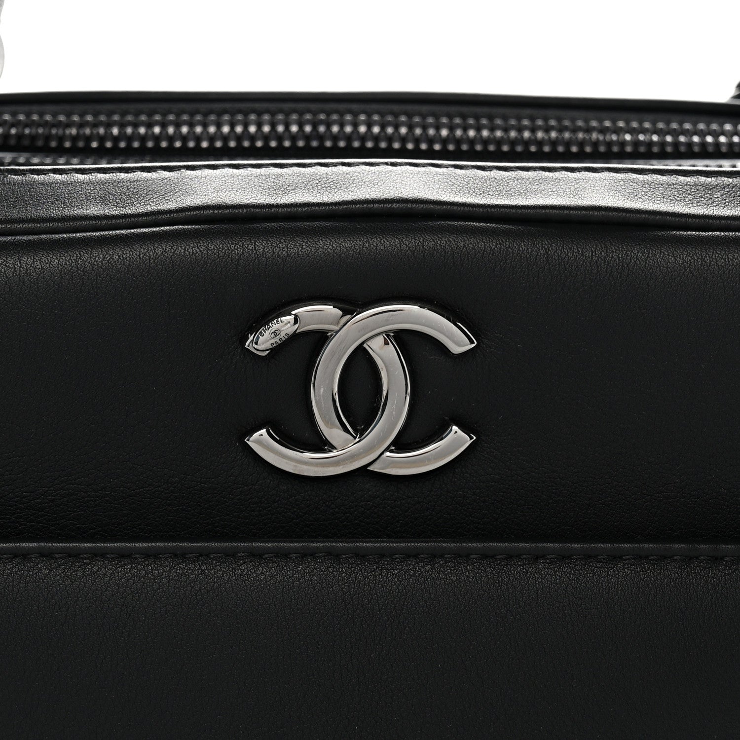 Chanel Calfskin Small Trendy CC Bowling Bag Black 8 of 10