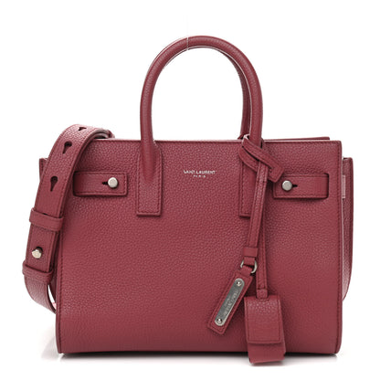 Saint Laurent Grained Calfskin Nano Sac De Jour Souple Mystic Rose 1 of 11