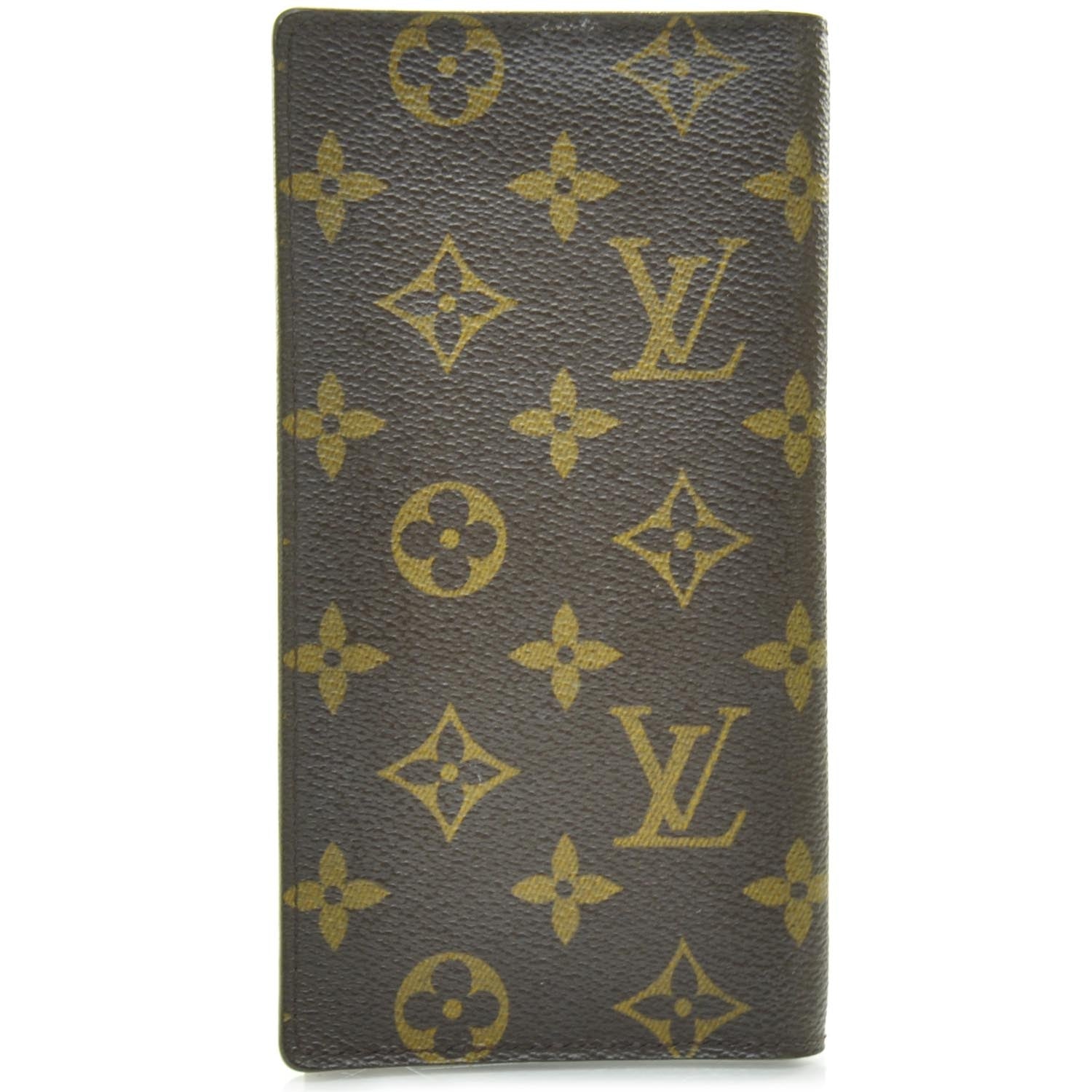Louis Vuitton Monogram Porte Valeurs Checkbook Wallet 3 of 8