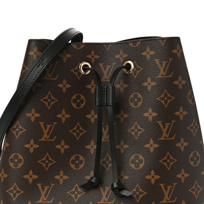 Louis Vuitton Monogram Neonoe MM Black 6 of 9