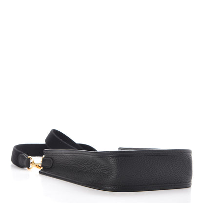 Hermes Taurillon Clemence Evelyne TPM Black 4 of 9