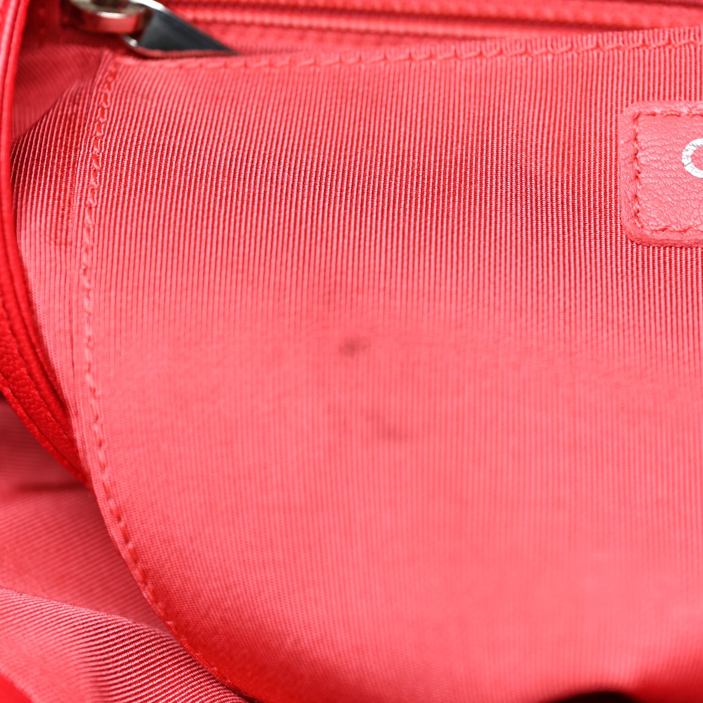 Lambskin Quilted Large Urban Spirit Backpack Red