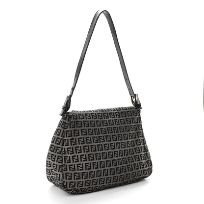 Fendi Zucchino Mama Baguette Dark Brown 3 of 11