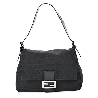 Fendi Zucchino Mama Baguette Black 1 of 12