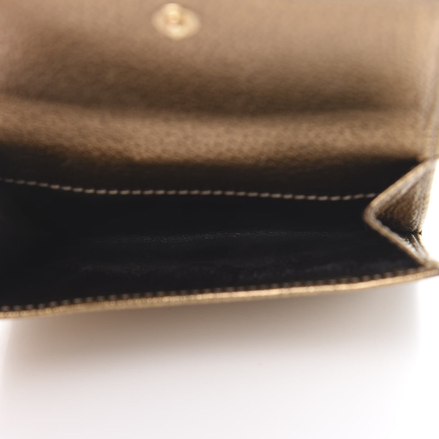 Monogram Princy Compact French Flap Wallet Gold