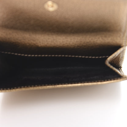 Gucci Monogram Princy Compact French Flap Wallet Gold 6 of 13