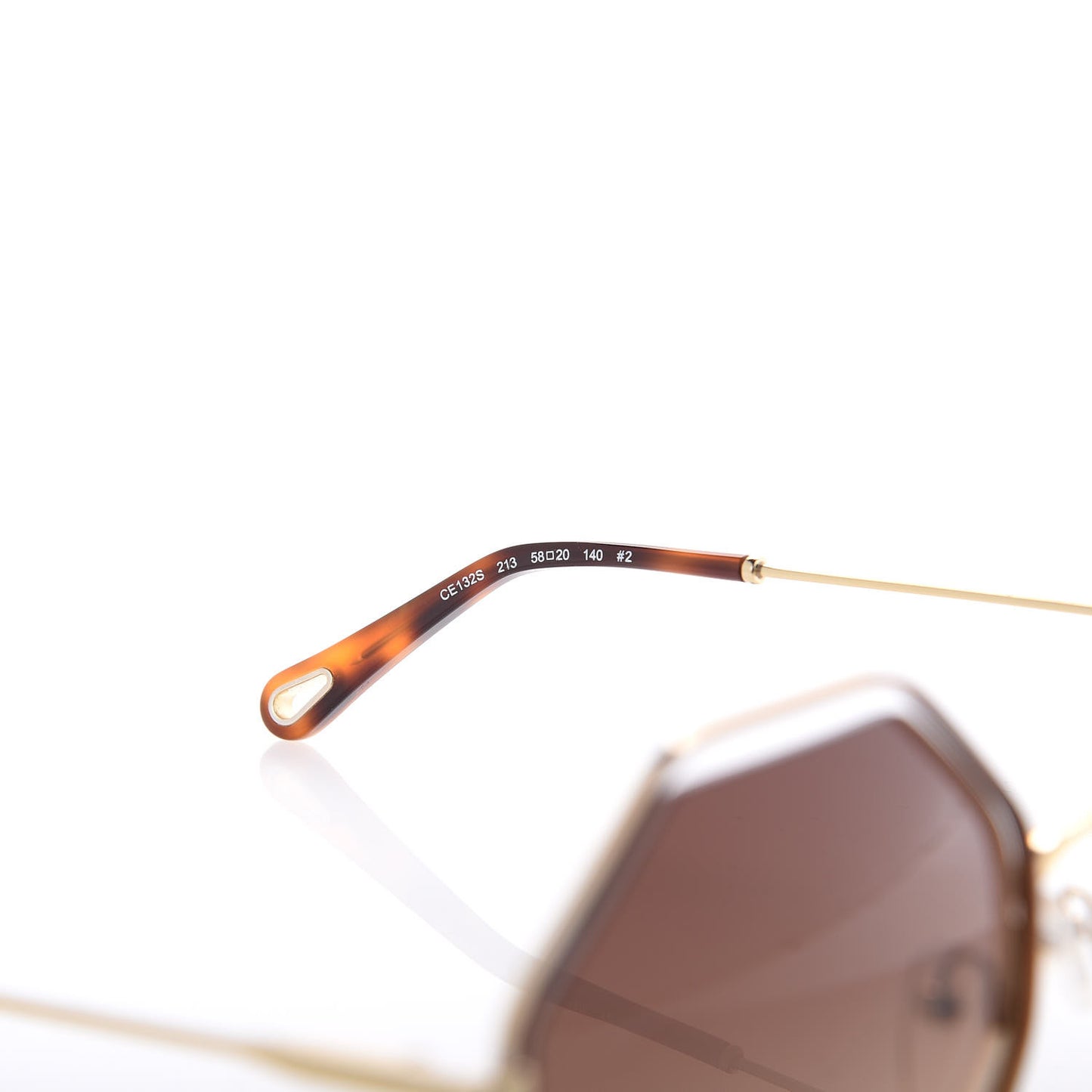 Octagonal Sunglasses CE132S Gold