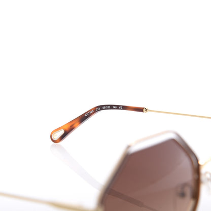 Chloe Octagonal Sunglasses CE132S Gold 5 of 7