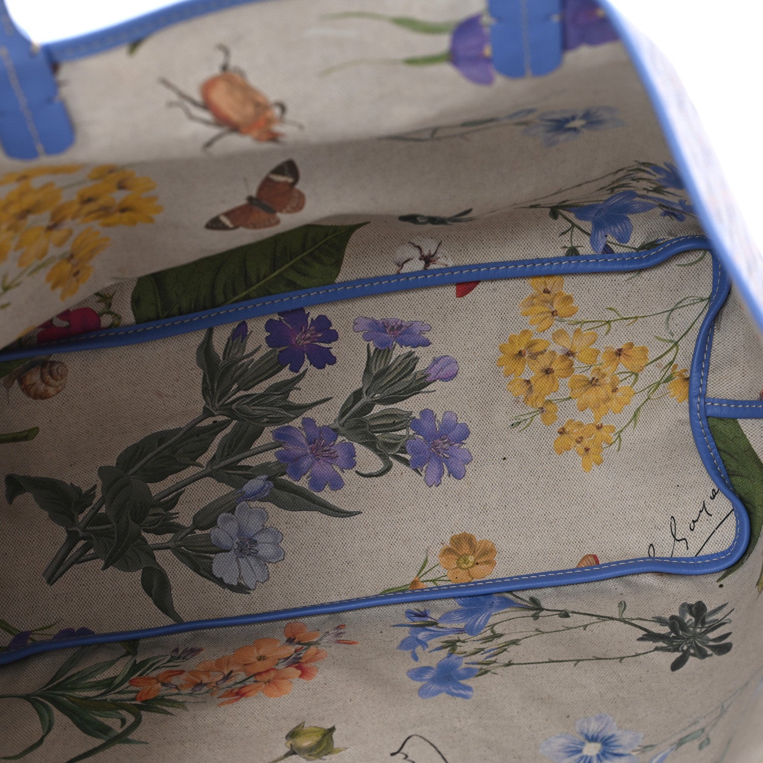 Goyard Goyardine Le Jardin Saint Louis PM Iris 5 of 12