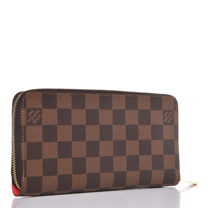 Louis Vuitton Damier Ebene 2016 Christmas Animation Zippy Wallet Rouge 3 of 7