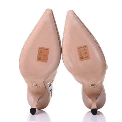 Christian Dior Technical Canvas Ribbon J'Adior Slingback 100mm Pumps 40 Powder Nude 7 of 10