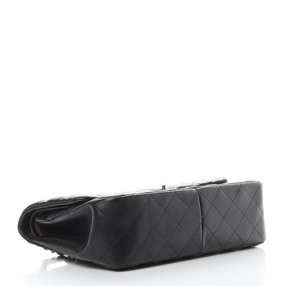 Chanel Lambskin Quilted Jumbo Double Flap Black 4 of 17