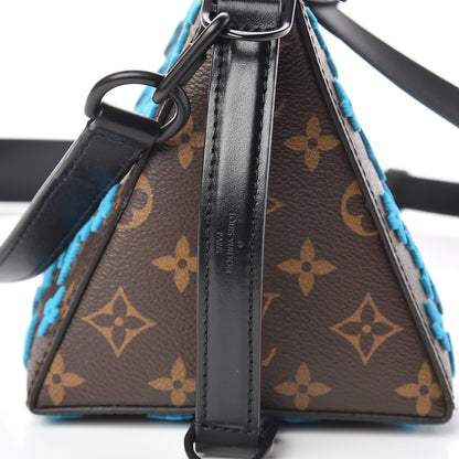 Louis Vuitton Monogram Tuffetage Triangle Messenger Turquoise 10 of 10
