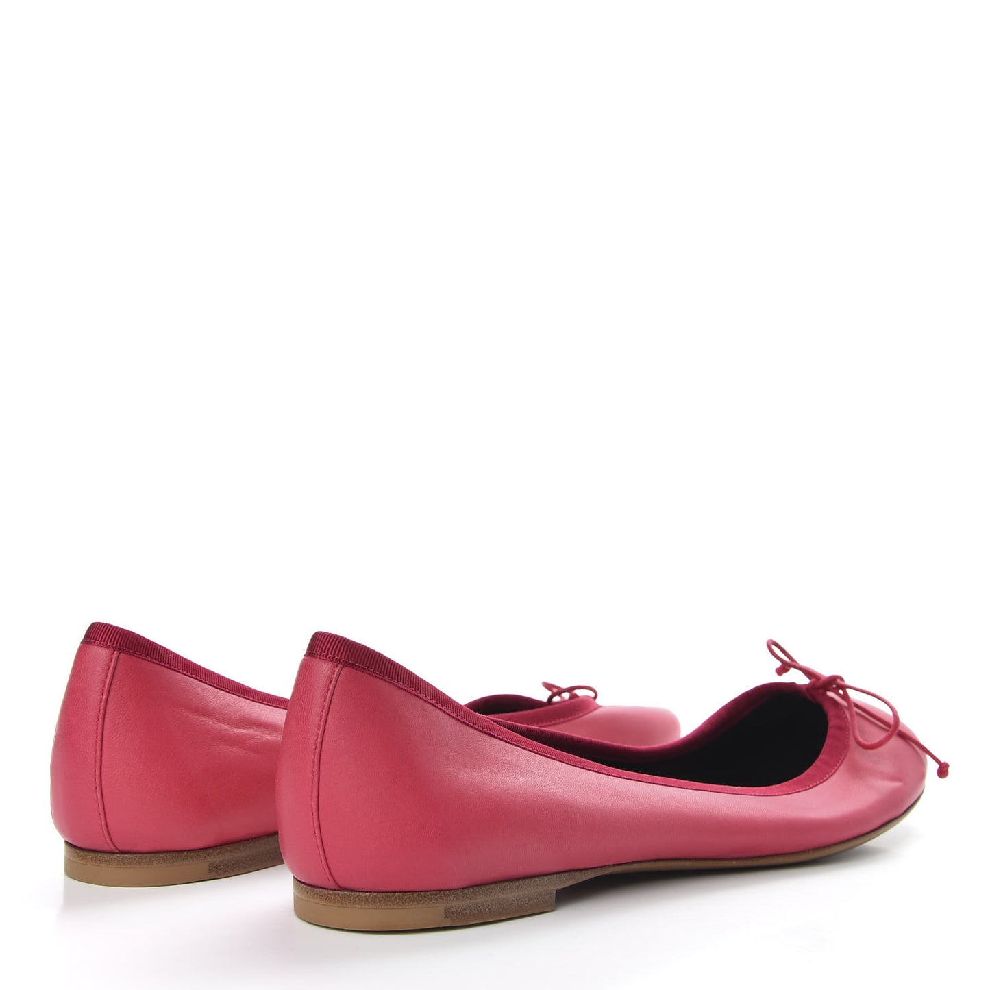 Calfskin Dance Ballet Flats 37 Raspberry
