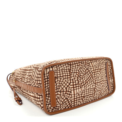 MCM Visetos Medium Liz Reversible Shopper Tote Cognac 8 of 16