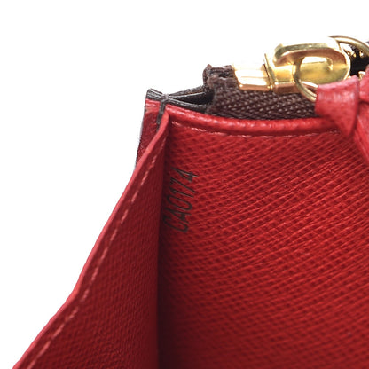 Louis Vuitton Monogram Emilie Wallet Red 7 of 11