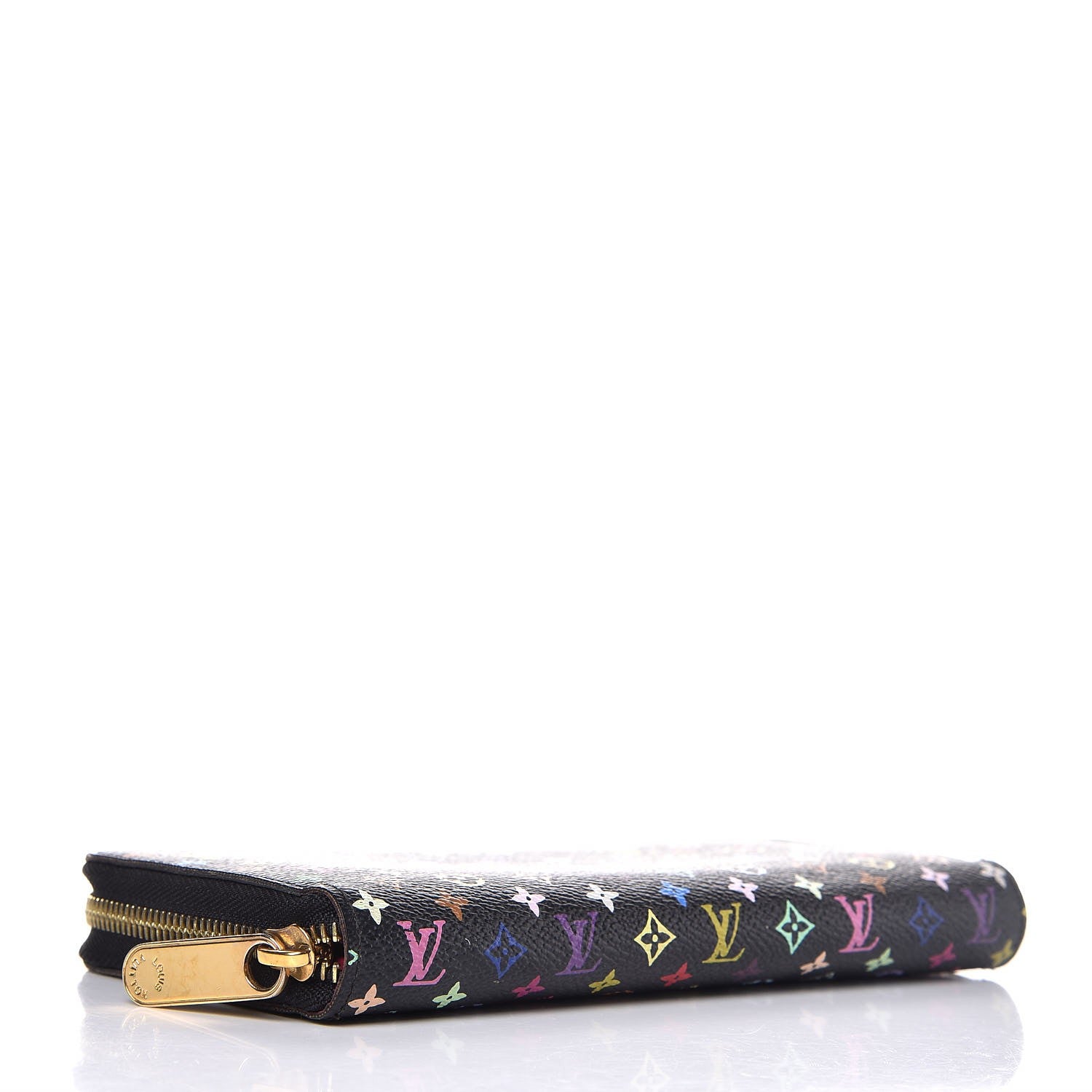 Louis Vuitton Monogram Multicolor Zippy Wallet Black Grenade 4 of 7