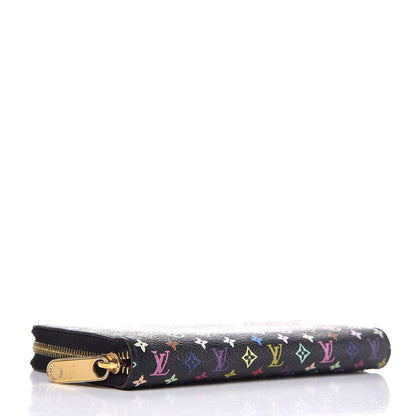 Louis Vuitton Monogram Multicolor Zippy Wallet Black Grenade 4 of 7