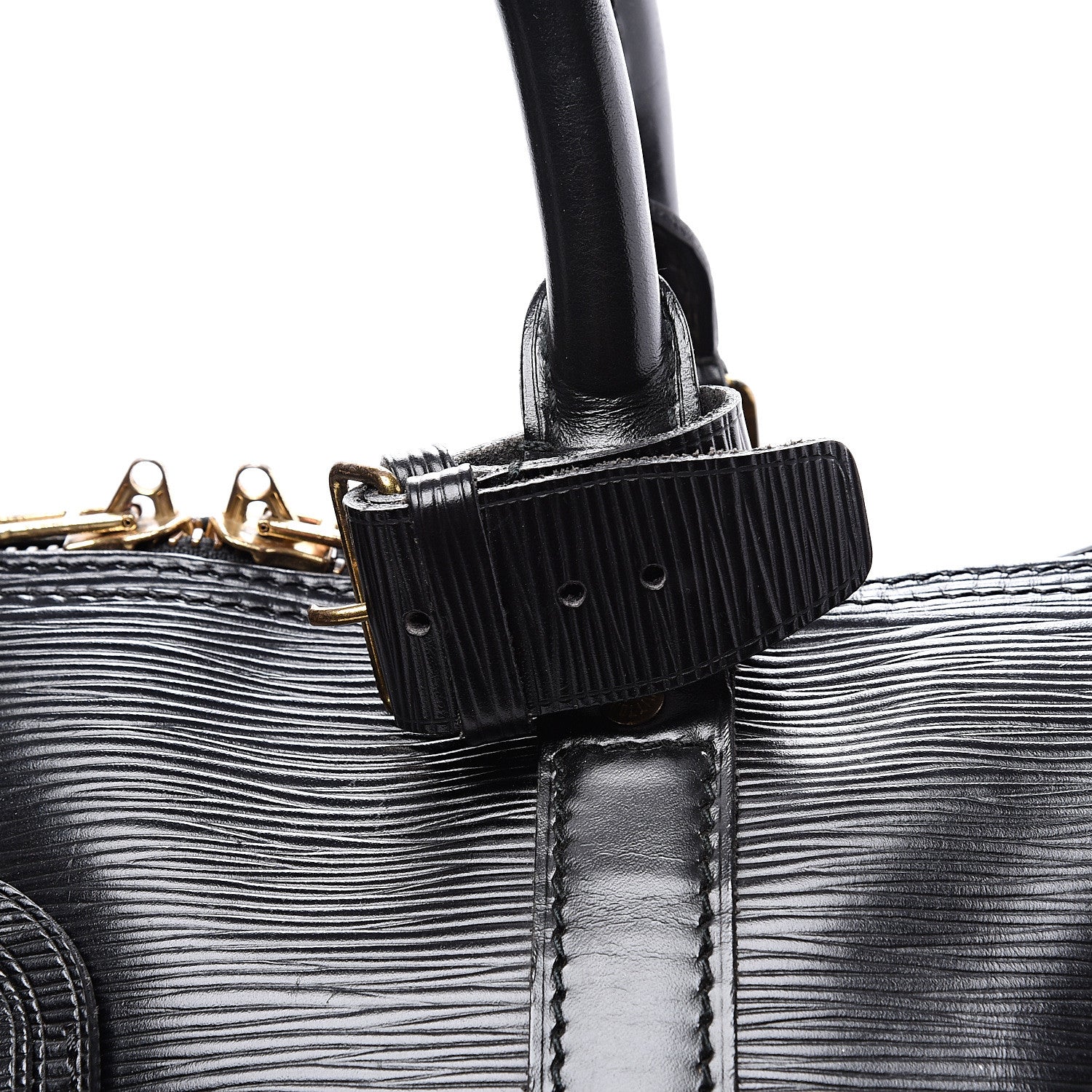 Louis Vuitton Epi Keepall 45 Black 10 of 12
