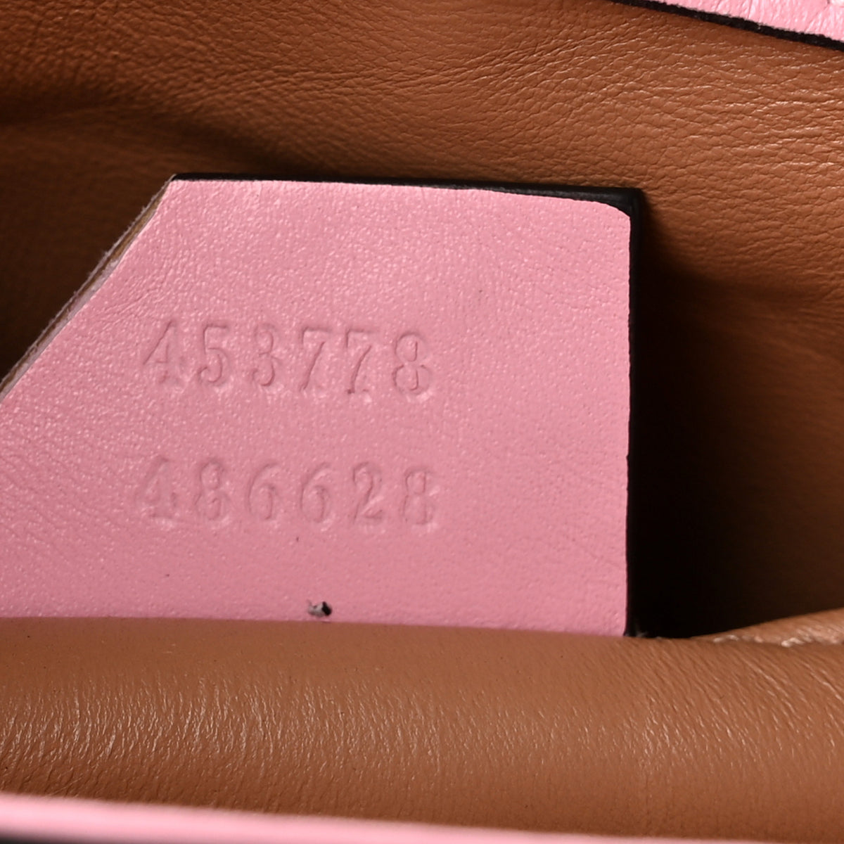Gucci Nappa Pearl Studded Mini Queen Margaret Broadway Shoulder Bag Sugar Pink 7 of 11