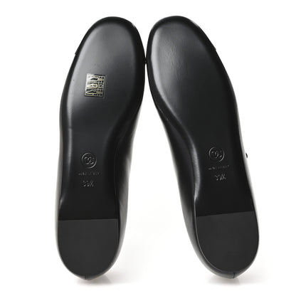 Chanel Lambskin Grosgrain Mary Jane Flats 39.5 Black 6 of 9
