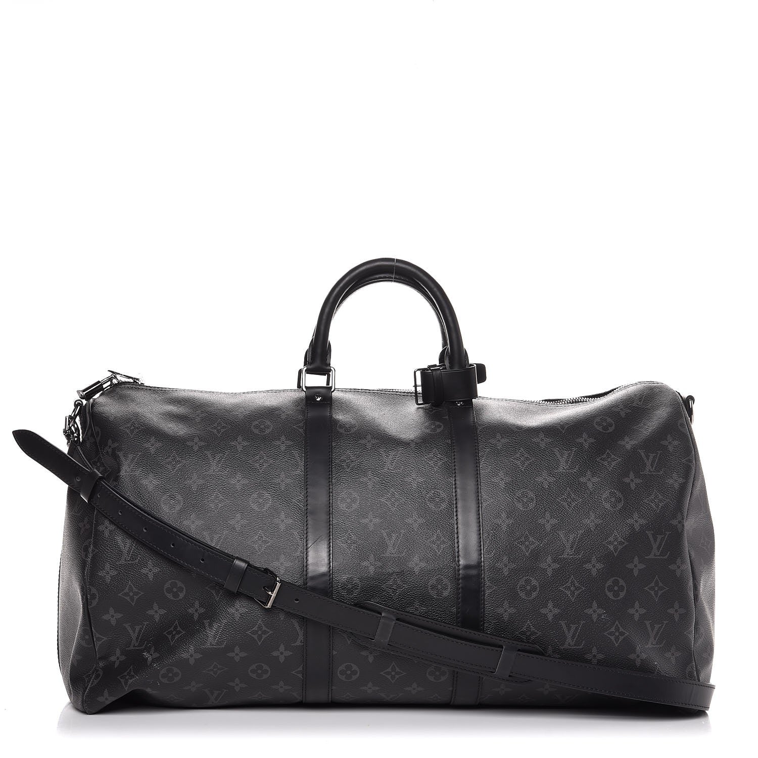 Louis Vuitton Monogram Eclipse Keepall Bandouliere 55 1 of 9