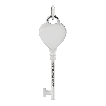 Tiffany Sterling Silver Return To Tiffany Heart Key Pendant 3 of 3